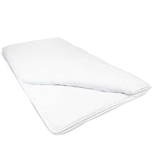 4-Jahreszeiten Bettdecke 220x230 cm Bestehend aus 2 Leichten Steppdecken Ganzjahresdecke mit Füllung 100% Polyester und Mikrofaser Außenbezug Bettbezug Atmungsaktiver und Maschinenwaschbar von Flowen