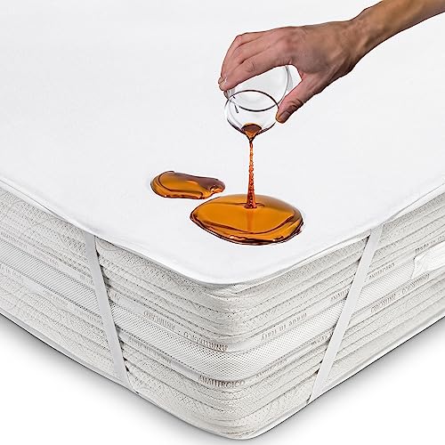 Matratzenschoner 120x190 cm wasserdichte Matratzenauflage aus Baumwolle Nässeschutz Inkontinenzunterlage Matratzenbezüg Atmungsaktive Anti-Allergie und Anti Milben für Bett und Matratze Waschbar Matratzenschoner 120x190 cm wasserdichte Matratzenauflage aus Baumwolle Nässeschutz Inkontinenzunterlage Matratzenbezüg Atmungsaktive Anti-Allergie und Anti Milben für Bett und Matratze Waschbar von Flowen