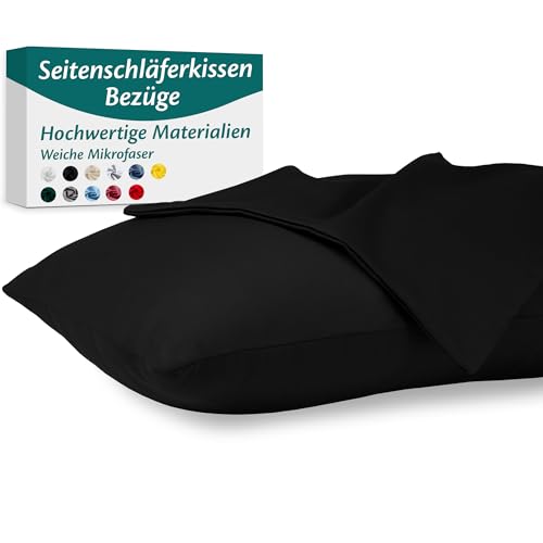 Seitenschläferkissen Bezug 40 x 145 Mikrofaser Premium 2er Set Kissenbezug Deko für Kissen Bett/Sofa Stoff Weicher Resistent Hypoallergen Anti-Milben Kopfkissenbezug Verdecktem Zip Voll Waschbar Seitenschläferkissen Bezug 40 x 145 Mikrofaser Premium 2er Set Kissenbezug Deko für Kissen Bett/Sofa Stoff Weicher Resistent Hypoallergen Anti-Milben Kopfkissenbezug Verdecktem Zip Voll Waschbar von Flowen