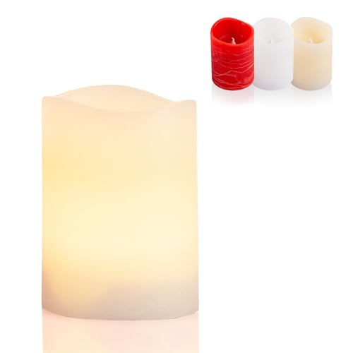 Flower Power Schlaraffenland LED Kerze PARVO | 7,5x10 cm | creme | Echtwachs | LED Kerzen mit Timerfunktion | flackernde Flamme | batteriebetrieben | Kerzen mit Timerfunktion | Kerzen mit Batterie | Flower Power Schlaraffenland LED Kerze PARVO | 7,5x10 cm | creme | Echtwachs | LED Kerzen mit Timerfunktion | flackernde Flamme | batteriebetrieben | Kerzen mit Timerfunktion | Kerzen mit Batterie | von Flower Power