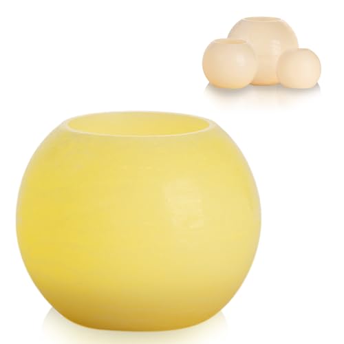 Schlaraffenland LED Kerze BOLA mittel | 15x12 cm | creme | Echtwachs | LED Kerzen | Flackernde Flamme | Elektrische Kerzen | LED Kerzen Outdoor | LED Kerzen mit Timer | Kerze LED | Schlaraffenland LED Kerze BOLA mittel | 15x12 cm | creme | Echtwachs | LED Kerzen | Flackernde Flamme | Elektrische Kerzen | LED Kerzen Outdoor | LED Kerzen mit Timer | Kerze LED | von Flower Power