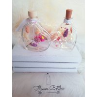 ???????????????????????? "Herz" -Optional Mit Lichterkette+Text Valentinstag|Hochzeitsgeschenk|Muttertag|Trockenblumen Im Glas von FlowerBottlesShop