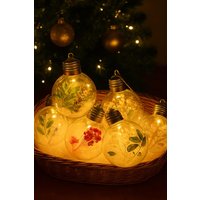 Led-Weihnachtskugel-Trockenblumen-Geldgeschenk-Weihnachtsdeko-Trockenblumen Im Glas-Weihnachtsgeschenk-Wichtelgeschenk Led-Weihnachtskugel-Trockenblumen-Geldgeschenk-Weihnachtsdeko-Trockenblumen Im Glas-Weihnachtsgeschenk-Wichtelgeschenk von FlowerBottlesShop