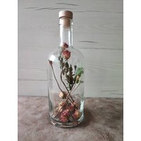 Rosentraum in Der Flasche||Trockenblumen Im Glas| Deko| Geschenkidee|Muttertag|Valentinstag von FlowerBottlesShop