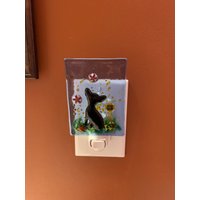 Fusing Glass Chihuahua Nachtlicht, Licht von FlowerFloozyDesigns