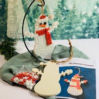 Mosaik Schneemann Ornament Kit, Kinder Weihnachten Diy Handwerk Mosaik Schneemann Ornament Kit, Kinder Weihnachten Diy Handwerk von FlowerFloozyDesigns