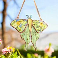 Luna Motte Glasmalerei Suncatcher Neue Mutter Geschenk Gerahmte Schmetterling Ornament Fensterbehänge Geschenke Für Sie Gepresste Blume Kunst Luna Motte Glasmalerei Suncatcher Neue Mutter Geschenk Gerahmte Schmetterling Ornament Fensterbehänge Geschenke Für Sie Gepresste Blume Kunst von FlowerLoverGlass