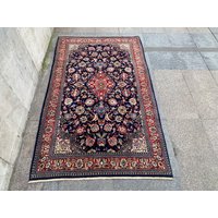 100 X 19 cm Vintage Teppich Handarbeit Dorfteppich Bio Naturteppich.nr.p1491 von FlowerRugStore