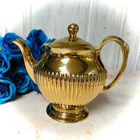 Royal Winton Golden Age Teekanne, Glamouröses England, Hergestellt | 0543, Vintage-Teekanne in Voller Größe, Schöner Zustand von FlowerTeas