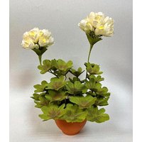 Weiß Gelb Papier Geranie Pflanze Skulptur Gärtner Geschenk Mutter Wintergarten Jahrestag von EverBloomStudioUA