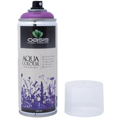 Flowerbox OASIS Sprayfarbe Aqua Colour Spray Fuchsia 400 ml Sprühlack seidenmatt matt für Außen und Innen Flowerbox OASIS Sprayfarbe Aqua Colour Spray Fuchsia 400 ml Sprühlack seidenmatt matt für Außen und Innen von Flowerbox