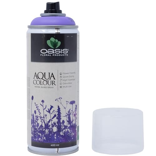 Flowerbox OASIS Sprayfarbe Aqua Colour Spray Milka 400 ml Sprühlack seidenmatt matt für Außen und Innen Flowerbox OASIS Sprayfarbe Aqua Colour Spray Milka 400 ml Sprühlack seidenmatt matt für Außen und Innen von Flowerbox