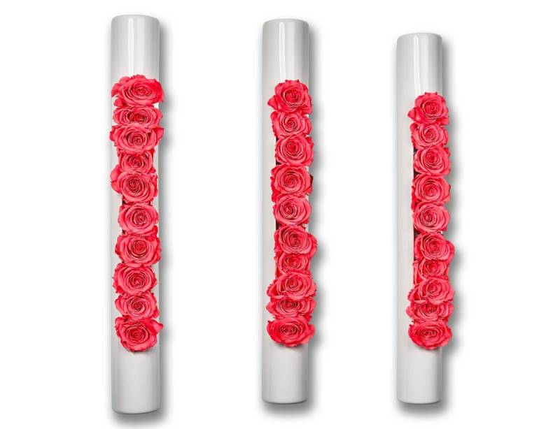 Flowerbox Wanddekoobjekt 3er-Set Rosen in Keramik Infinity-Bloom Flowerbox Wanddekoobjekt 3er-Set Rosen in Keramik Infinity-Bloom von Flowerbox