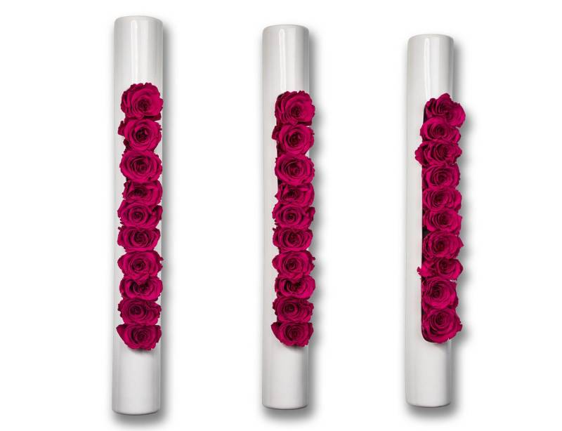 Flowerbox Wanddekoobjekt 3er-Set Rosen in Keramik Infinity-Bloom Flowerbox Wanddekoobjekt 3er-Set Rosen in Keramik Infinity-Bloom von Flowerbox