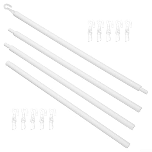 117 cm lange Kunststoff-Zugstange für Rollladenvorhänge mit robuster Verriegelung für sicheren Betrieb, für DIY-Vorhangmontage in Wohnzimmern, Schlafzimmern und Büros 117 cm lange Kunststoff-Zugstange für Rollladenvorhänge mit robuster Verriegelung für sicheren Betrieb, für DIY-Vorhangmontage in Wohnzimmern, Schlafzimmern und Büros von Floweringbeter
