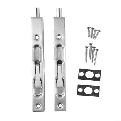 2 Packungen verdeckter Türriegel, zuverlässige bündige Bolzen für erhöhte Sicherheit zu Hause 2 Packungen verdeckter Türriegel, zuverlässige bündige Bolzen für erhöhte Sicherheit zu Hause von Floweringbeter