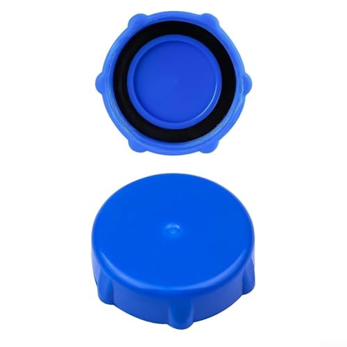 2 Stück Ablaufventilabdeckungen für Schwimmbäder Modell für P01006 Ersatz P6H1158 Ventilkappe mit Gummidichtung zur Sicherung der Poolentwässerung (blau) von Floweringbeter