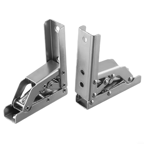 2 Stück Edelstahl selbstsichernde Klappscharniere für Küchenschränke und Möbel 2 Stück Edelstahl selbstsichernde Klappscharniere für Küchenschränke und Möbel von Floweringbeter