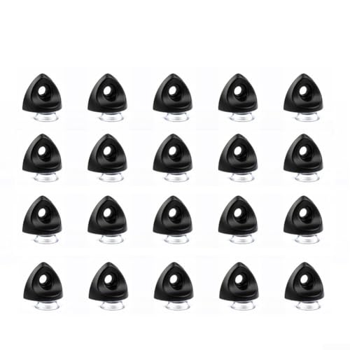 20 Regalstifte aus Zinklegierung mit Saugnäpfen für Stabilität für Glas- und Holzregalstütze, entworfen für den Einsatz in Küchenschränken, Ausstellungsregalen und Schränken (C) von Floweringbeter