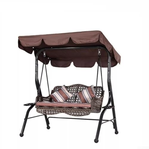 210D Oxford Tuch Swing Canopy Top Cover für Garten und Hof (Kaffee) von Floweringbeter