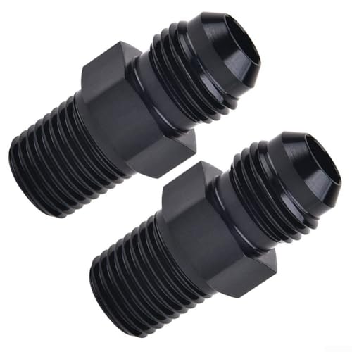 2er-Set für AN6-Stecker auf NPT-Adapter für Hydraulik- und Automobilarmaturen, bietet robuste Konstruktion und Gewinde 2er-Set für AN6-Stecker auf NPT-Adapter für Hydraulik- und Automobilarmaturen, bietet robuste Konstruktion und Gewinde von Floweringbeter