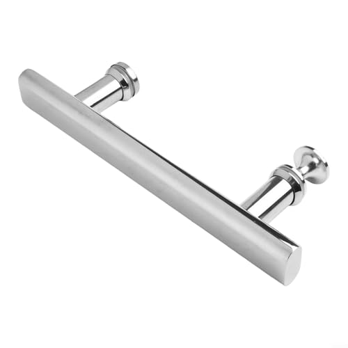 304 Edelstahlknäufe für Duschtüren, 220 mm Länge, passend für 145 mm Lochmitte von Floweringbeter