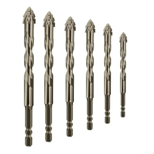 6 Stück Hartmetall-Sägezahn-Exzenterbohrer 45681012 mm für Holz- und Metallbohraufgaben, entworfen, um Reibung zu reduzieren und die Geschwindigkeit zu verbessern 6 Stück Hartmetall-Sägezahn-Exzenterbohrer 45681012 mm für Holz- und Metallbohraufgaben, entworfen, um Reibung zu reduzieren und die Geschwindigkeit zu verbessern von Floweringbeter