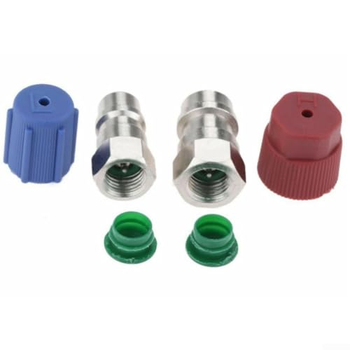 AC Fitting Adapter Kit für R12 auf R134A inkl. Steckern für R12 und R22 Systeme, Metall- und Kunststoffkonstruktion für Langlebigkeit AC Fitting Adapter Kit für R12 auf R134A inkl. Steckern für R12 und R22 Systeme, Metall- und Kunststoffkonstruktion für Langlebigkeit von Floweringbeter