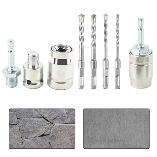 Adapter für elektrische Bohrmaschine auf Hammer-Vierkantgriff mit 10mm Lochdurchmesser für schnelles Schalten (B) von Floweringbeter