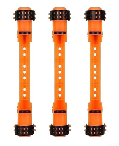 Angelrutenschnur-Wickler Spulenwerkzeug mit verstellbarem Design für sichere Rutenbefestigung und schnelles Zurückholen der Schnur in verschiedenen Angelszenarien (Orange) von Floweringbeter