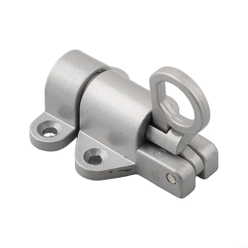 Automatischer Riegel aus Aluminiumlegierung für sicheres Schließen an Türen und Flügeln (grau) von Floweringbeter