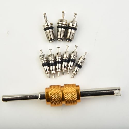 Automotive For AC Maintenance Essentials 9Pcs Valve Cores and 1 Removal Tool Automotive For AC Maintenance Essentials 9Pcs Valve Cores and 1 Removal Tool von Floweringbeter