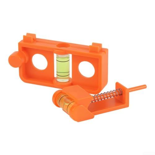 Bogensaiten-Wasserwaage mit Wasserwaage für Compoundbogen Tuning und Montage zur Verbesserung der Genauigkeit (orange) von Floweringbeter