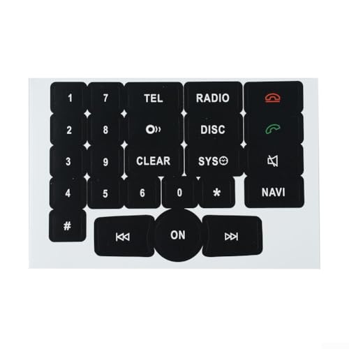 Button Restoration Decals Compatible with Various Controls in 2007 2014 For Mercedes Models Button Restoration Decals Compatible with Various Controls in 2007 2014 For Mercedes Models von Floweringbeter