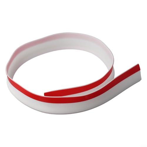 Dichtungsstreifen für Duschwanne und Badewannenrand, Silikon-Material, 4 x 5 cm Breite für verbesserte Wasserkontrolle (1 Meter) von Floweringbeter