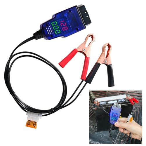 Digitales Display Auto OBD Stromkabel Memory Saver Batterieanschluss Clip für Autobatterie Ersatz mit starker Klemme und Isolierung von Floweringbeter
