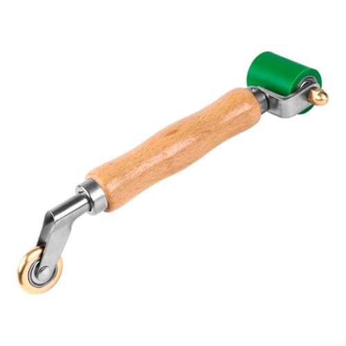 Doppelkopf-Nahtroller für Automobil-Audio-Sound-Schweißwerkzeug, ideal für Planen- und PVC-Spulenanwendungen (Doppelköpfe grün) von Floweringbeter