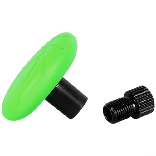 Echtzeit-Tracking-Fahrrad-Ventilkappe mit verstecktem AirTag-Halter, kompatibel mit Find My Network für Rennrad-Ausrüstung (grün) von Floweringbeter