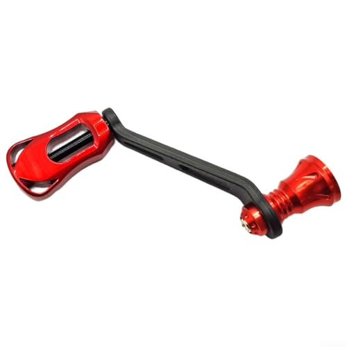 Einhebel-Wippenarm für DAIWA für FUEGO Spule, Ersatz mit Kohlefaser-Knauf und Dual-Kugellagern, 70 mm Länge, Rot Einhebel-Wippenarm für DAIWA für FUEGO Spule, Ersatz mit Kohlefaser-Knauf und Dual-Kugellagern, 70 mm Länge, Rot von Floweringbeter