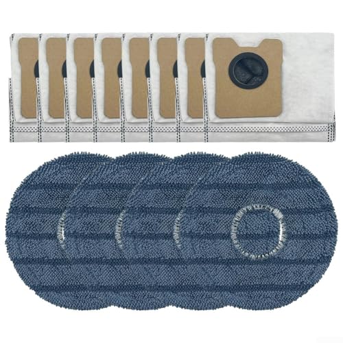 Ersatzzubehör-Set für Omni C20 Staubsauger, Wischmopp-Pads und Staubbeutel für effiziente Reinigung von Floweringbeter