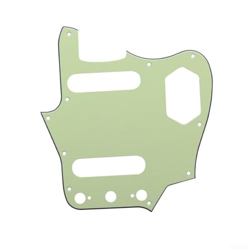 FD JA Style Schlagbrett Schlagbrett Schlagbrett für Jaguar E-Gitarren mit 10 Schraublöchern und Schutzfolie für Langzeitgebrauch (Grün) von Floweringbeter