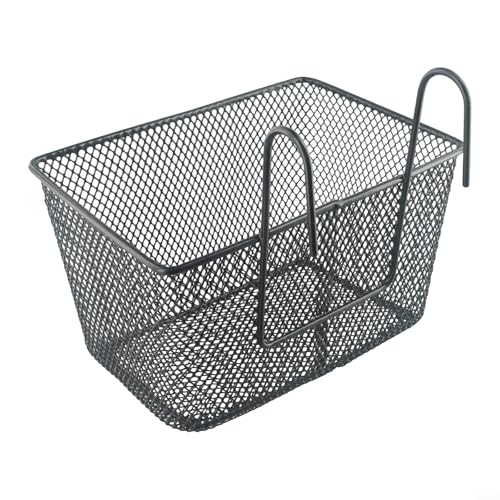 Fahrradkorb für Roller und E-Bike, Vorderlenker, Metallgeflecht, geeignet für Kinder und Falträder von Floweringbeter