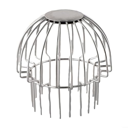 Floweringbeter 304 Güteklasse Edelstahl Dachrinnenschutz Mesh Screen Leaf Filter für Outdoor Rooftop Drainage Rohr Schutz (110 Rohr) von Floweringbeter