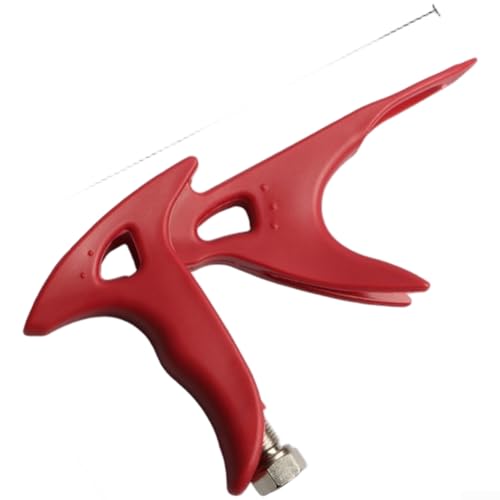 Floweringbeter Ergonomischer Airbrush-Halter mit Griff, kompatibel mit Modellmalerei-Sprühwerkzeugen, leicht und geeignet für erweiterte Malerei (rot) von Floweringbeter