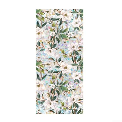 Floweringbeter Fenster-Sichtschutzfolie, statisch entfernbare Fensteraufkleber, wiederverwendbarer PVC-Glasaufkleber, 100 x 43 cm (A) von Floweringbeter