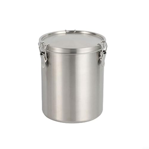 Floweringbeter Lebensmittel-Vorratsdosen aus Edelstahl, versiegelte Gläser mit Deckel für Kaffee, Tee, Zucker, Mehl, trockene Waren, alle Arten von Produkten (Typ B 1000 ml/) von Floweringbeter