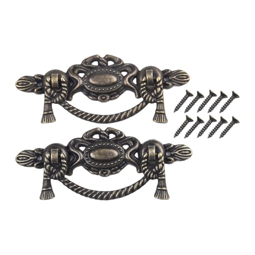 Floweringbeter Möbelknöpfe im Retro-Stil, Antik-Bronze, für Küchenschränke und Schubladen, 2 Stück Floweringbeter Möbelknöpfe im Retro-Stil, Antik-Bronze, für Küchenschränke und Schubladen, 2 Stück von Floweringbeter