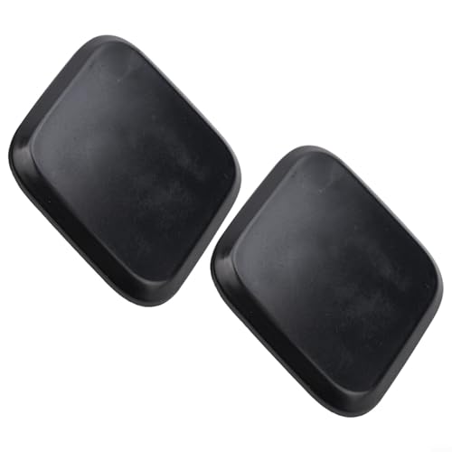 Floweringbeter Schwarze Kunststoff-Scheinwerfer-Unterlegscheibe, Strahlkappenabdeckung für Ford Focus 2015–2018, Frontstoßstange, Scheinwerfer-Reinigungsdüse, Spray, linke und rechte Seite (links + von Floweringbeter