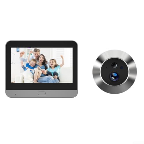 Floweringbeter Smart Door Eye Camera 4.3 Inch Monitor 1080P HD WiFi Doorbell with PIR Motion Detection Wide Angle Intercom Floweringbeter Smart Door Eye Camera 4.3 Inch Monitor 1080P HD WiFi Doorbell with PIR Motion Detection Wide Angle Intercom von Floweringbeter
