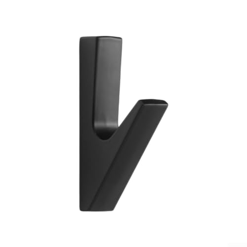 Floweringbeter Wandhaken im minimalistischen Design, stabile Aluminiumgarderobe für elegante Organisation zu Hause, Schwarz Floweringbeter Wandhaken im minimalistischen Design, stabile Aluminiumgarderobe für elegante Organisation zu Hause, Schwarz von Floweringbeter